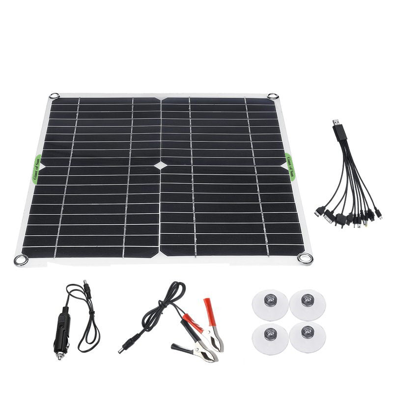 Kit de panel solar de 200W Cargador de batería de 12V