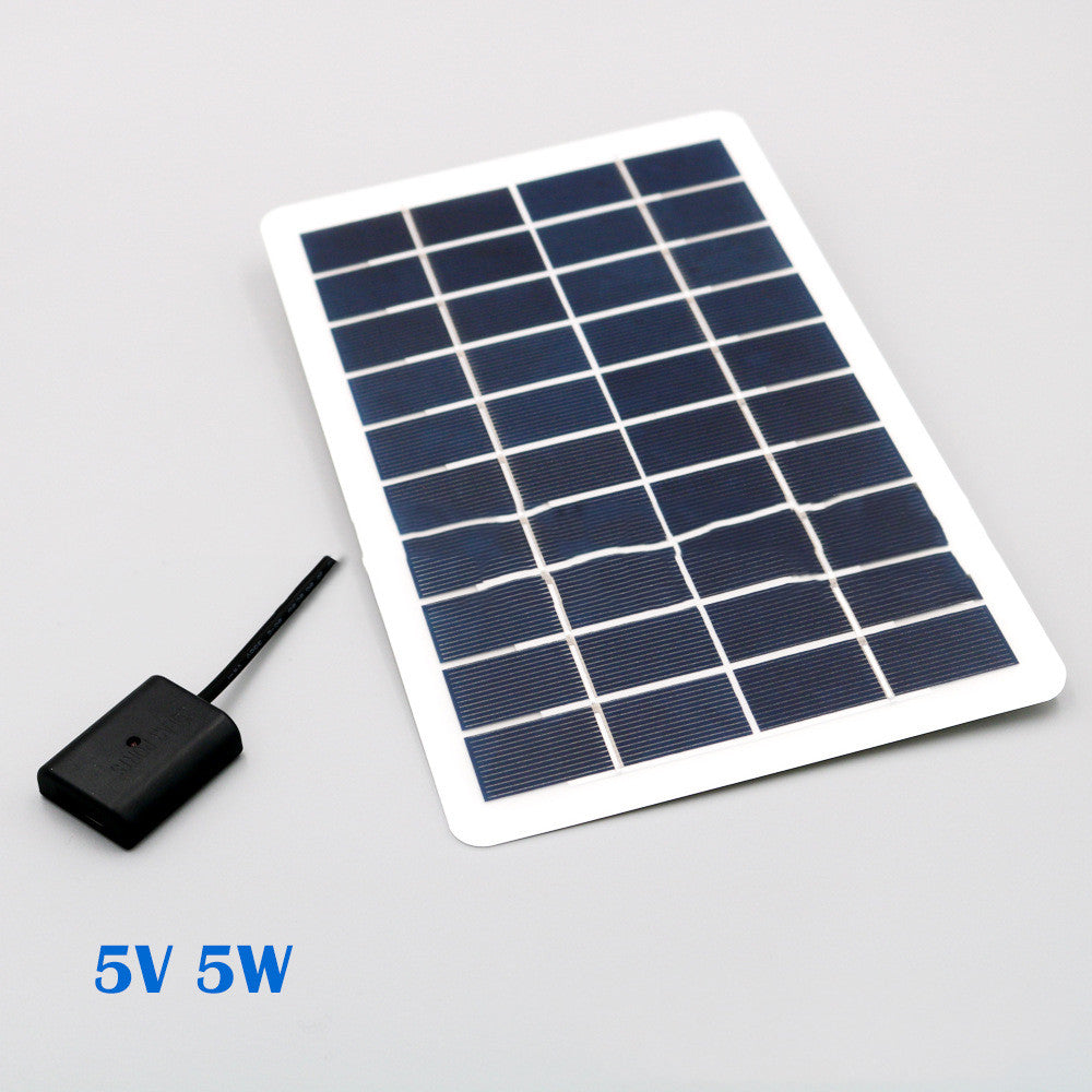 Carga de teléfono celular con panel solar portátil