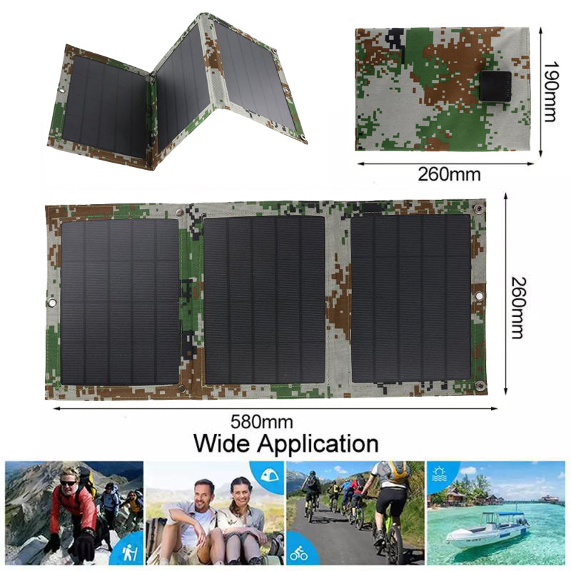 Charging Solar Panel Outdoor Fold