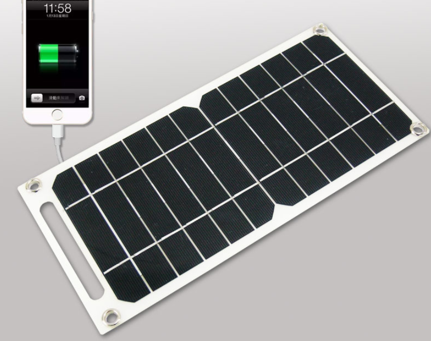 Panell solar semiflexible 5V6W monocristal fotovoltaic d'alta eficiència