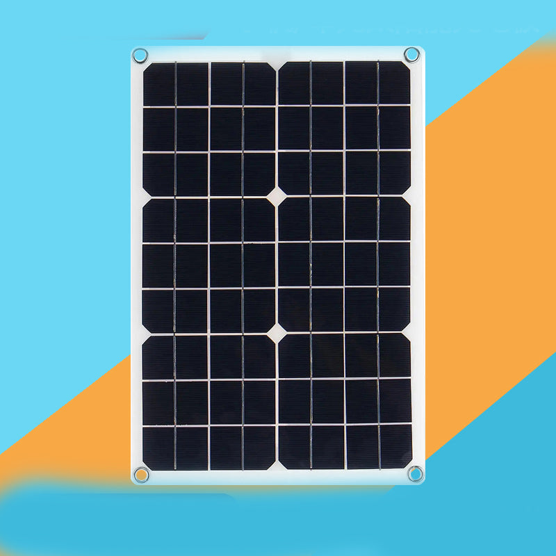 Panel solar de doble salida para carga de batería de automóvil