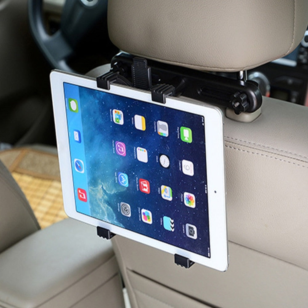 Soporte Universal para asiento de coche, soporte telescópico para tableta, abrazadera para iPad Galaxy, accesorios universales para tableta