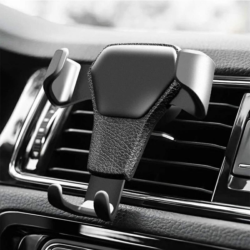 Universal Gravity Auto Phone Holder Car Air Vent Clip Mount Soporte para teléfono móvil Soporte para teléfono celular Soporte para iPhone para Samsung