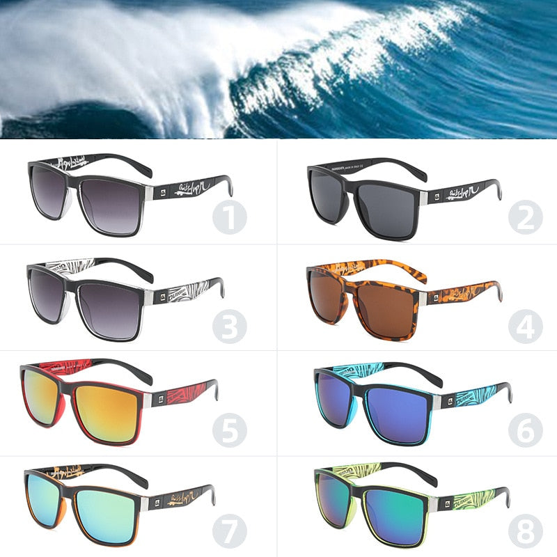 QS056 Gafas de sol cuadradas clásicas Hombres Mujeres Deportes al aire libre Playa Surf Gafas de sol Gafas UV400