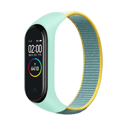 Pulsera para mi band 5 6 Correa Nylon Sport loop reloj Cinturón pulsera correa Miband correa Pulsera para xiaomi Mi band 4 3 Pulsera