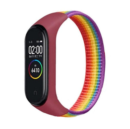 Polsera per a mi band 5 6 corretja rellotge de bucle esportiu de niló Cinturó corretja corretja Miband polsera per a xiaomi Mi band 4 3 polsera