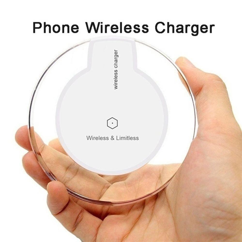 Ultra-Thin Qi Wireless Charging Pad for iPhone X Samsung Galaxy Qi Wireless Charger for Universal Phone Wireless Charger