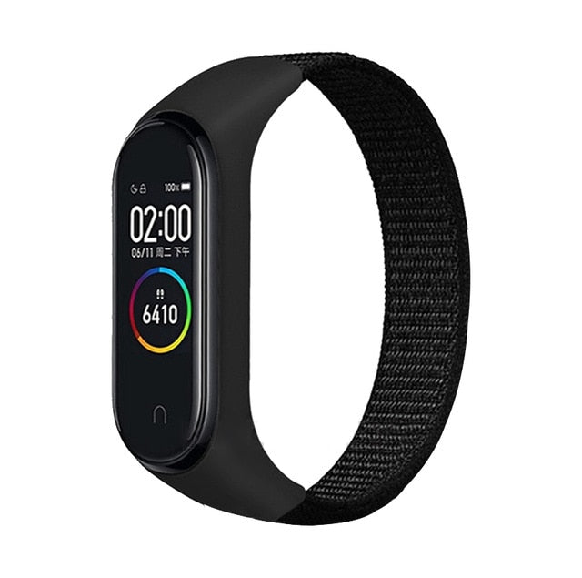 Polsera per a mi band 5 6 corretja rellotge de bucle esportiu de niló Cinturó corretja corretja Miband polsera per a xiaomi Mi band 4 3 polsera