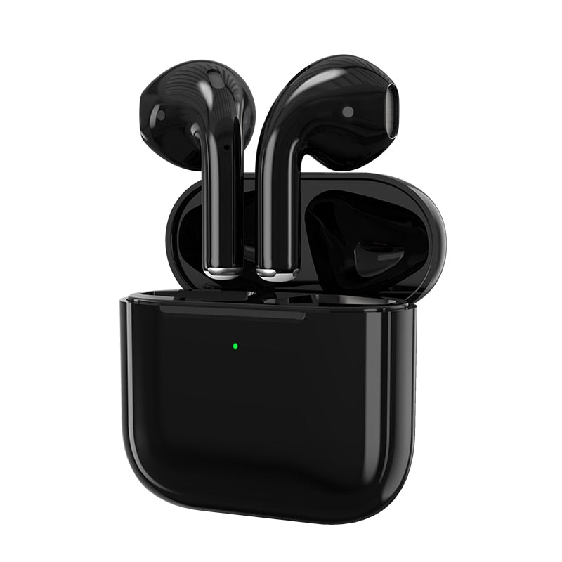 Auriculares inalámbricos Bluetooth 5,0 verdaderos con caja de carga auriculares impermeables Control de volumen Mini TWS auriculares manos libres para deportes