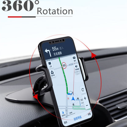 Soporte Universal para teléfono de coche para salpicadero soporte de montaje de Clip fácil soporte de pantalla GPS soporte de coche para iPhone 8 X Samsung XiaoMi