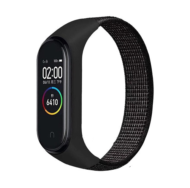 Polsera per a mi band 5 6 corretja rellotge de bucle esportiu de niló Cinturó corretja corretja Miband polsera per a xiaomi Mi band 4 3 polsera