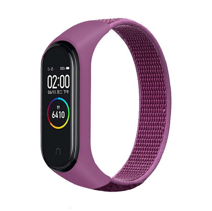 Pulsera para mi band 5 6 Correa Nylon Sport loop reloj Cinturón pulsera correa Miband correa Pulsera para xiaomi Mi band 4 3 Pulsera