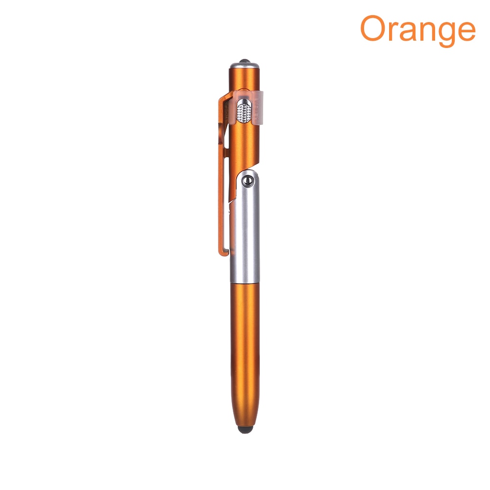 4-in-1 Folding Ballpoint Pen Screen Stylus Touch Pen Universal mini Capacitive Pen with LED For Tablet Cellphone