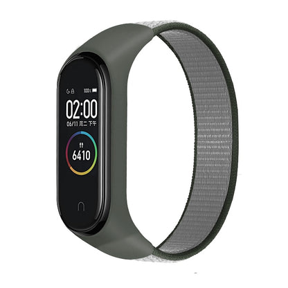 Pulsera para mi band 5 6 Correa Nylon Sport loop reloj Cinturón pulsera correa Miband correa Pulsera para xiaomi Mi band 4 3 Pulsera