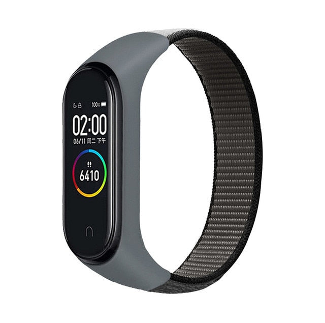 Polsera per a mi band 5 6 corretja rellotge de bucle esportiu de niló Cinturó corretja corretja Miband polsera per a xiaomi Mi band 4 3 polsera