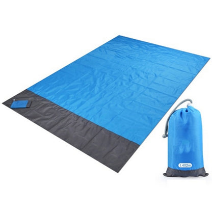 Manta de playa de bolsillo impermeable de 2x2,1 m, colchoneta plegable para acampar, colchoneta ligera portátil, colchoneta de Picnic al aire libre, colchoneta de playa de arena