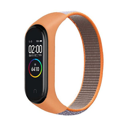 Pulsera para mi band 5 6 Correa Nylon Sport loop reloj Cinturón pulsera correa Miband correa Pulsera para xiaomi Mi band 4 3 Pulsera