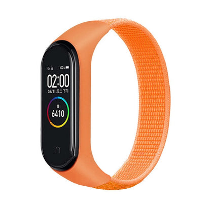 Pulsera para mi band 5 6 Correa Nylon Sport loop reloj Cinturón pulsera correa Miband correa Pulsera para xiaomi Mi band 4 3 Pulsera