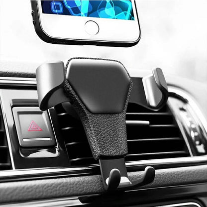 Universal Gravity Auto Phone Holder Car Air Vent Clip Mount Soporte para teléfono móvil Soporte para teléfono celular Soporte para iPhone para Samsung