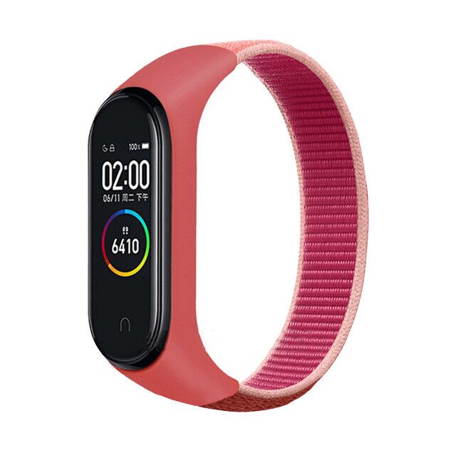 Polsera per a mi band 5 6 corretja rellotge de bucle esportiu de niló Cinturó corretja corretja Miband polsera per a xiaomi Mi band 4 3 polsera