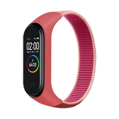 Pulsera para mi band 5 6 Correa Nylon Sport loop reloj Cinturón pulsera correa Miband correa Pulsera para xiaomi Mi band 4 3 Pulsera