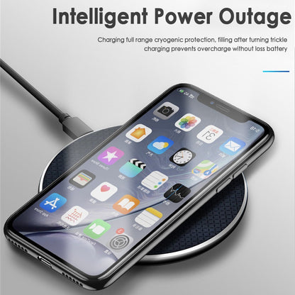 Cargador inalámbrico Qi de 10W para iPhone 8 X XR XS Max QC3.0 Carga inalámbrica rápida de 10W para Samsung S9 S8 Note 9 S10 Pad de carga