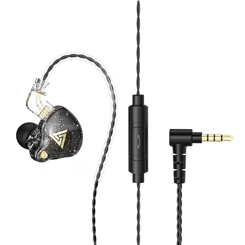 QKZ AK6 Pro Professional Genunie 3,5 mm Auriculars amb cable Auriculars in-ear Metal Heavy Bass Qualitat de so per a tauleta de telèfon mòbil