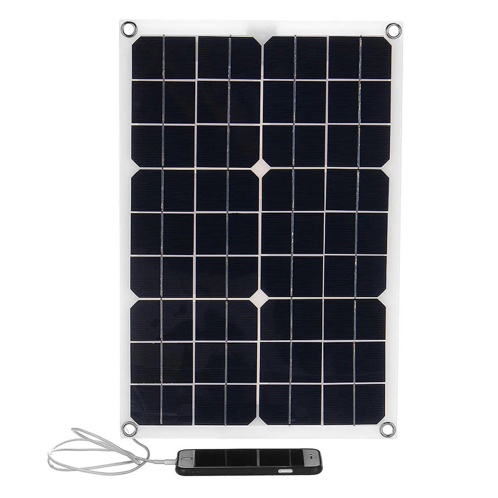 Dual-output Solar Panel For Car Battery Charging