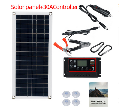 Solar Panel Kit Controller Portable Car